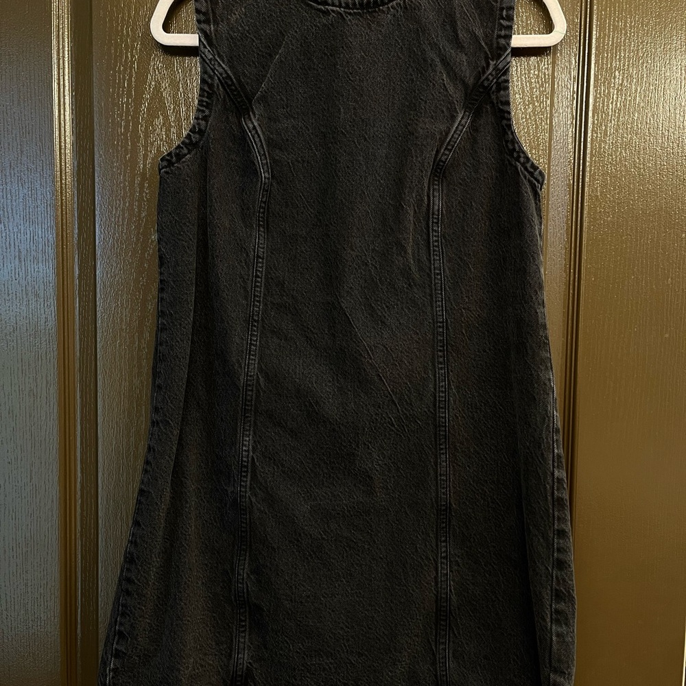 Abercrombie & Fitch Black Sleeveless Sheath Mini Dress